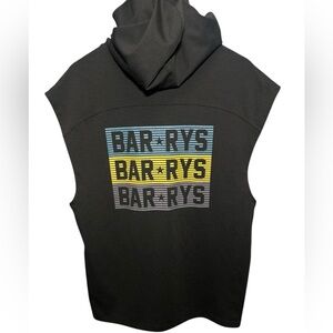 Lululemon Barry’s Bootcamp Vest Sleeveless Hoodie Size L Mens Black